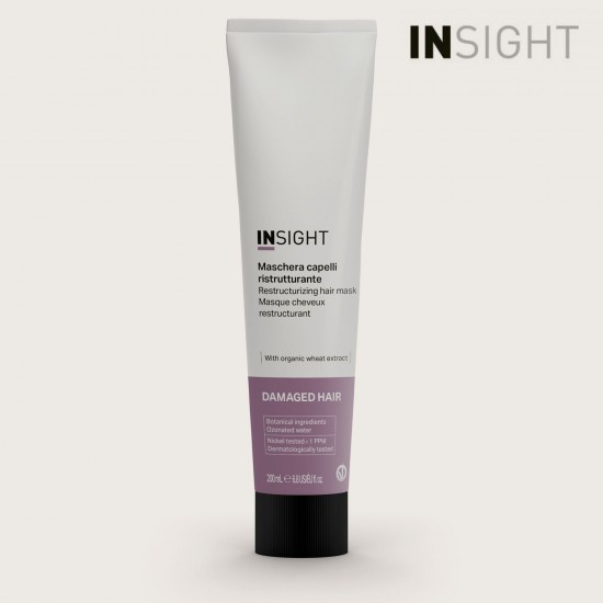 Insight Damaged Hair Restructurizing atjaunojoša maska bojātiem un trausliem matiem 200ml