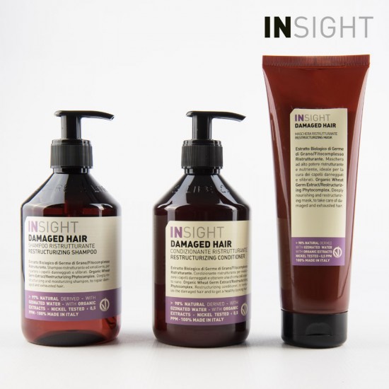 Insight Damaged Hair struktūru atjaunojošs šampūns 900ml
