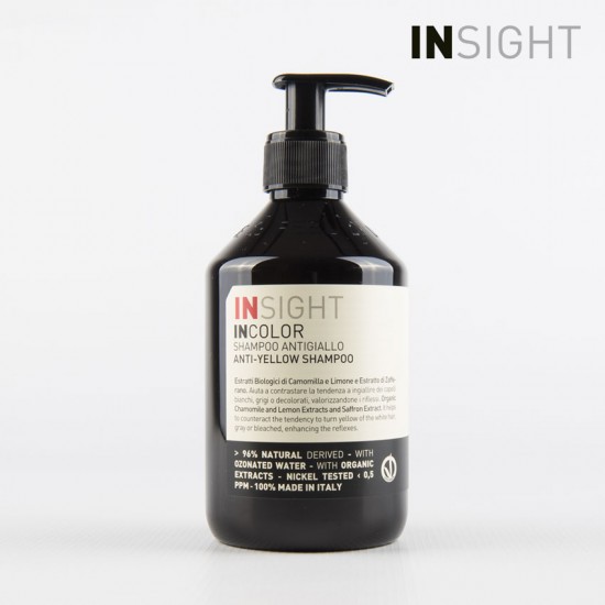 Insight Incolor Anti-Yellow Shampoo tonējošs šampūns 400ml