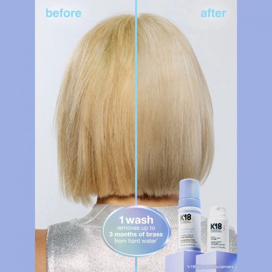 K18 TripleBright Purple Foam Shampoo for blonde hair 125ml