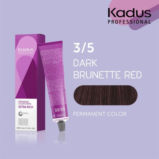 Kadus Professional 3/5 Permanent Extra Rich matu krāsa 60 ml