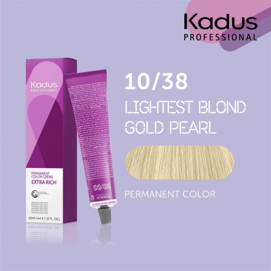 Kadus Professional 10/38 Permanent Extra Rich matu krāsa 60 ml