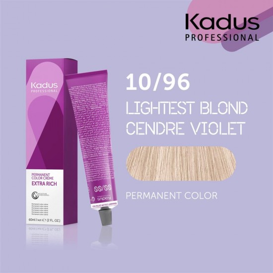 Kadus Professional 10/96 Permanent Extra Rich matu krāsa 60 ml