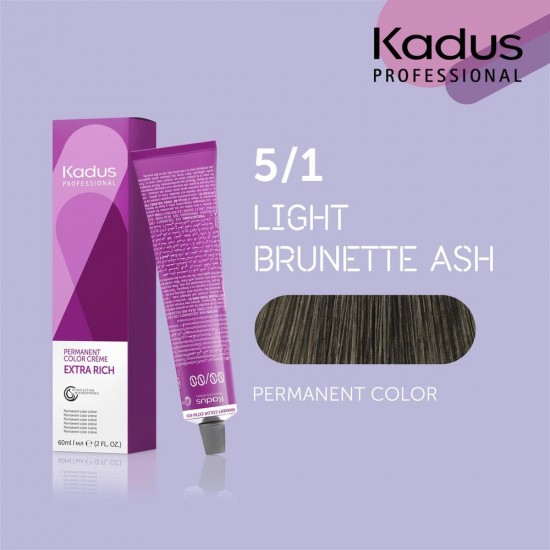 Kadus Professional 5/1 Permanent Extra Rich matu krāsa 60 ml
