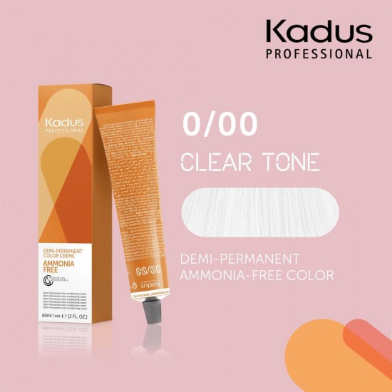 Kadus Professional 0/00 Demi-Permanent Ammonia Free matu krāsa60 ml