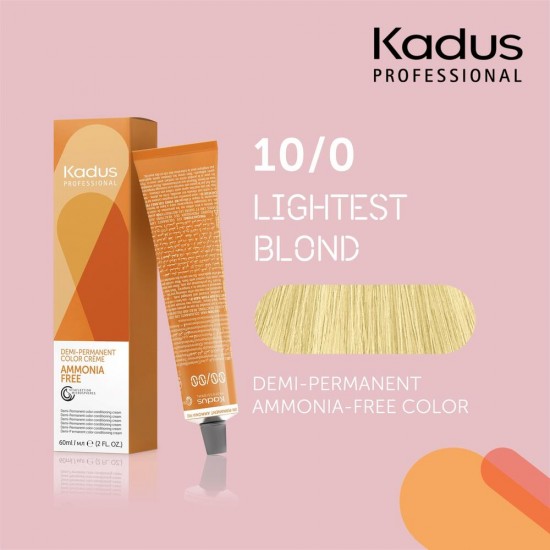 Kadus Professional 10/0 Demi-Permanent Ammonia Free matu krāsa60 ml
