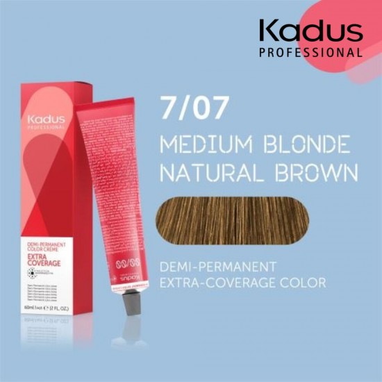 Kadus Professional 7/07 Demi-Permanent Ammonia Free matu krāsa60 ml