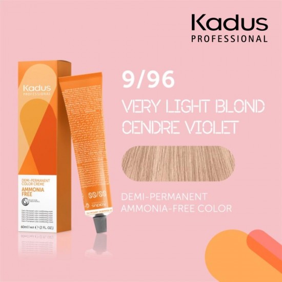 Kadus Professional 9/96 Demi-Permanent Ammonia Free matu krāsa60 ml