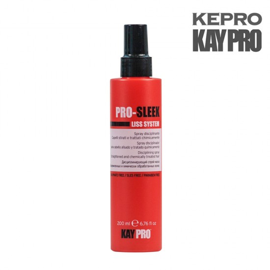 Kepro KayPro Liss System Pro-Sleek disciplinējošais sprejs iztaisnotiem un ķīmiski apstrādātiem matiem 200ml