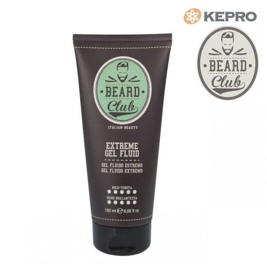 Kepro Beard Club Extreme Gel fluid šķidrs gēls stipras fiksācijas 180ml