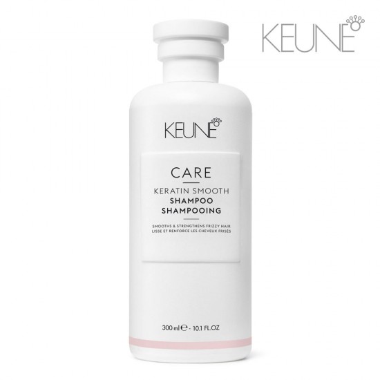 Keune Keratin Smooth šampūns ar keratīnu gludu matu efektam 300ml