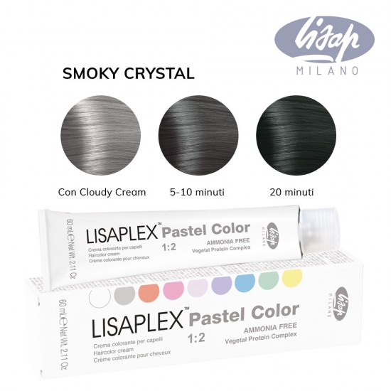 Lisap Lisaplex pasteļtoņu matu krāsa - dūmakains kristāls 60ml
