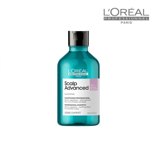 L'Oreal Professionnel Scalp Advanced Anti - Discomfort Soothing galvas ādu nomierinošs šampūns 300 ml