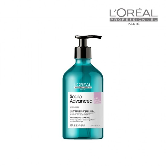 L'Oreal Professionnel Scalp Advanced Anti - Discomfort Soothing galvas ādu nomierinošs šampūns 500 ml