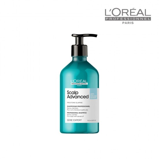 L'Oreal Professionnel Scalp Advanced Anti - dandruff attrošs pretblaugznu šampūns 500 ml