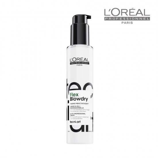 Loreal Tecni Art Flex Blowdry daudzfunkcionāls krēms ar karstuma aizsardzību 150ml
