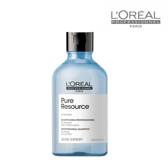 Loreal Serie Expert Pure Resource attīrošs šampūns taukainiem matiem 300ml