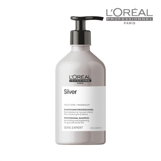 L’Oréal Professionnel SERIE EXPERT  Silver šampūns sirmiem vai balinātiem matiem 500ml