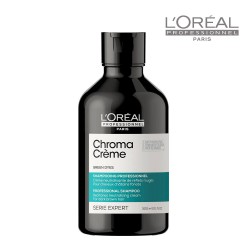 L'Oréal Professionnel Serie Expert Chroma Creme Green Shampoo neutralizing red tones 300ml L'Oréal Professionnel Serie Expert Chroma Creme Green Shampoo neutralizing red tones 300ml