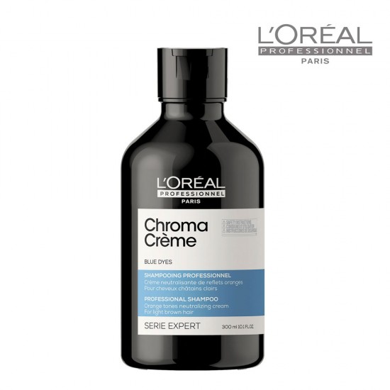 L'Oréal Professionnel Serie Expert Chroma Creme zils šampūns neitralizē oranžus apakštoņus 300ml