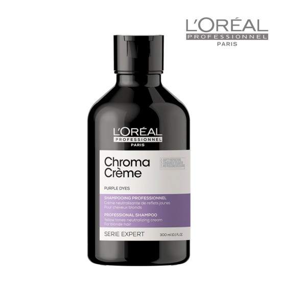 L'Oréal Professionnel Serie Expert Chroma Creme violets šampūns neitralizē dzeltenus apakštoņus 300ml