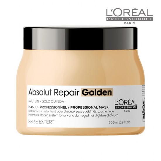 L’Oréal Professionnel SERIE EXPERT Absolut Repair Golden maska sausiem un bojātiem matiem 500ml