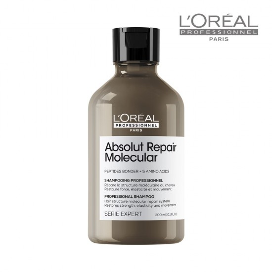 L'Oréal Professionnel SERIE EXPERT Absolut Repair Molecular Atjaunojošs šampūns, 300 ml