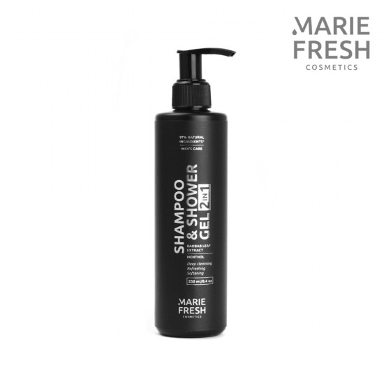 Marie Fresh Men's Care šampūns un dušas želeja 2 in 1 „Rūpes par vīrieti” 250ml