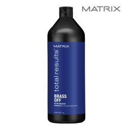Matrix Total Results Brass Off shampoo to neutralize brassy tones 1L Matrix Total Results Brass Off shampoo to neutralize brassy tones 1L