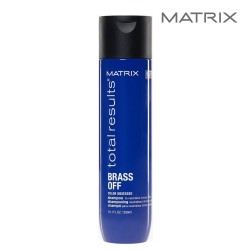 Matrix Total Results Brass Off shampoo to neutralize brassy tones 300ml Matrix Total Results Brass Off shampoo to neutralize brassy tones 300ml