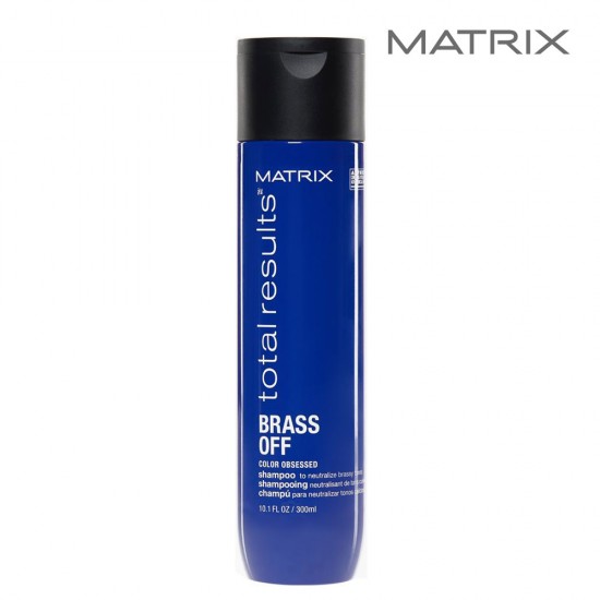 Matrix Total Results Brass Off šampūns dzeltenīgo toņu neitralizēšanai 300ml