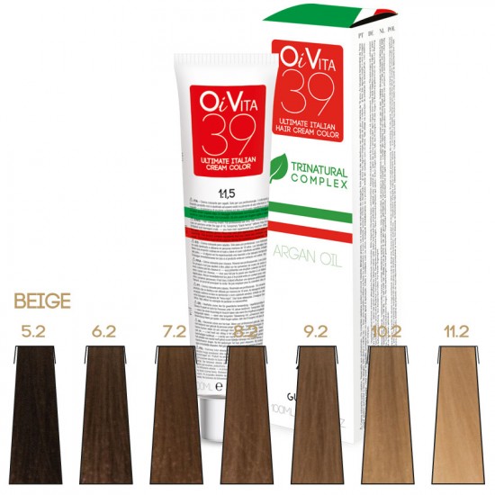 OiVita39 Hair Cream Color 6.2 100ml