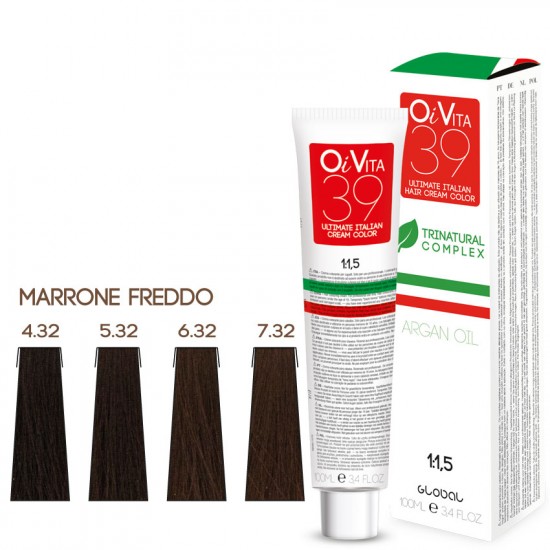 OiVita39 Hair Cream Color 4.32 100ml