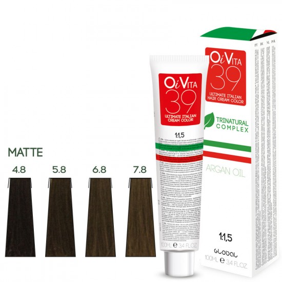 OiVita39 Hair Cream Color 5.8 100ml