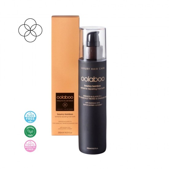 Oolaboo bouncy bamboo extreme repairing hair šampūns 250 ml