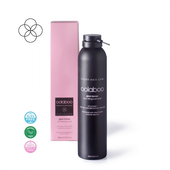 Oolaboo glam former root lifting hairpiesakņu putas 250 ml