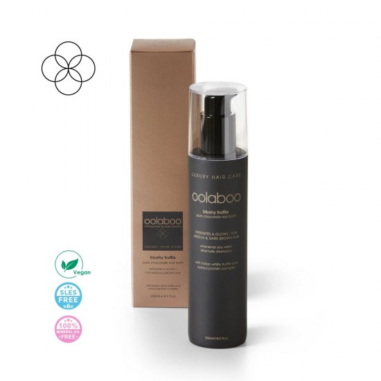 Oolaboo blushy truffle pure chocolate hair šampūns 250 ml