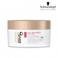 Schwarzkopf Pro BlondMe All Blondes Rich maska blondiem matiem 200ml