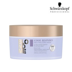 Schwarzkopf Pro BlondMe Cool Blondes Neutralizing Mask 200ml Schwarzkopf Pro BlondMe Cool Blondes Neutralizing Mask 200ml