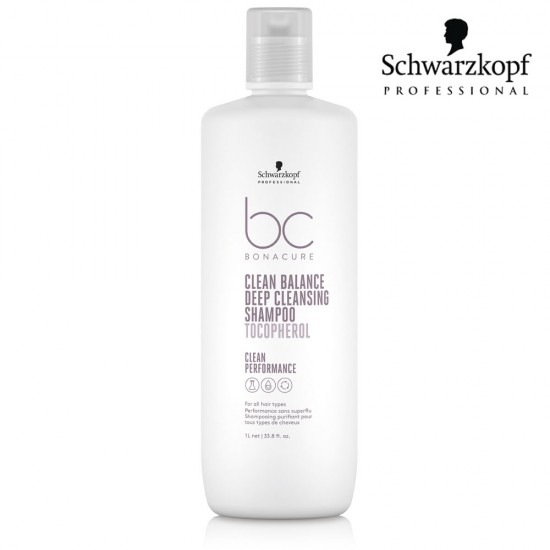 Schwarzkopf Pro BC Bonacure Clean Balance dziļi attīrošs šampūns 1L