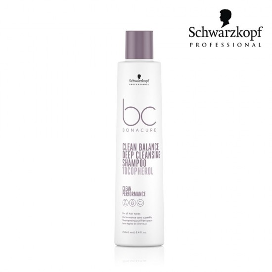 Schwarzkopf Pro BC Bonacure Clean Balance dziļi attīrošs šampūns 250ml