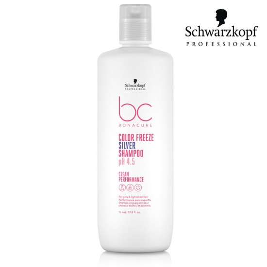 Schwarzkopf Pro BC Bonacure Color Freeze sudraba šampūns 1L