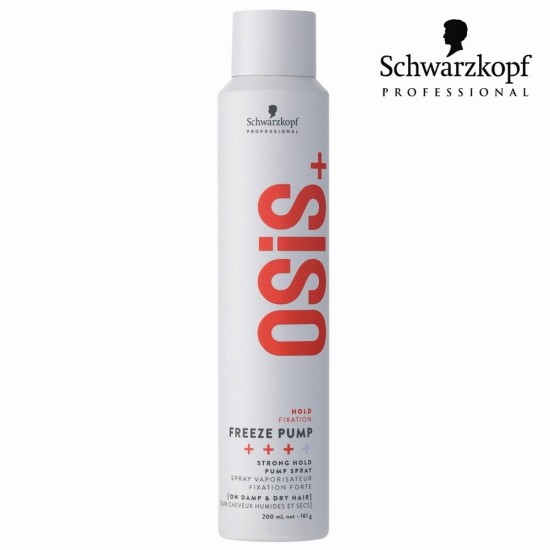 Schwarzkopf Pro OSIS+ FREEZE PUMP Stipras fiksācijas matu laka, 200 ml