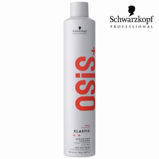 Schwarzkopf Pro OSIS+ ELASTIC Medium Hold Hairspray, 500 ml