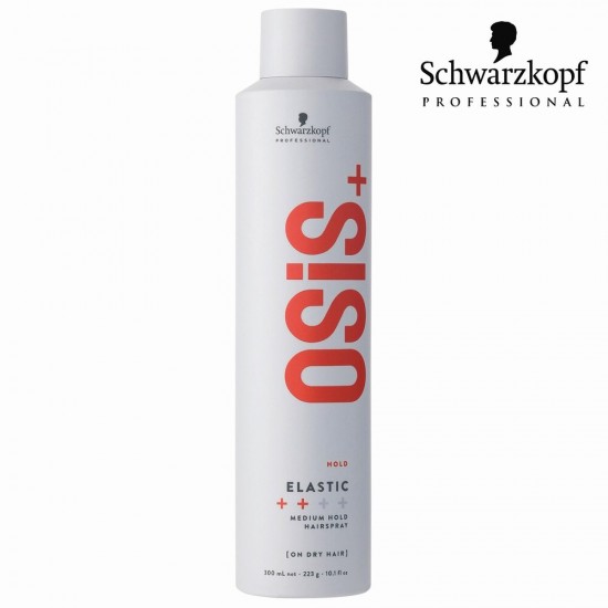 Schwarzkopf Pro OSIS+ ELASTIC Elastīgas fiksācijas matu laka, 300 ml