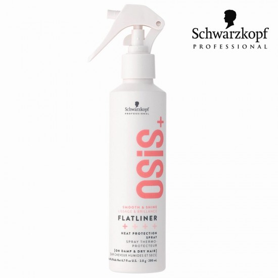 Schwarzkopf Pro OSIS+ FLATLINER Izsmidzināms līdzeklis aizsardzībai pret karstumu, 200 ml