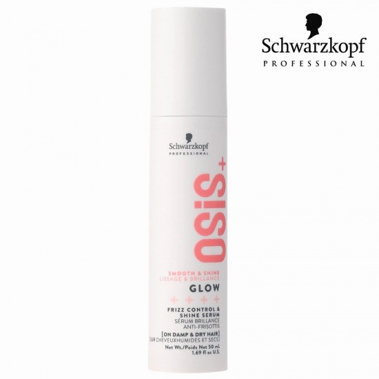 Schwarzkopf Pro OSIS+ GLOW Anti-Frizz Shine Serum, 50 ml