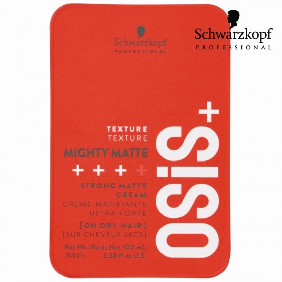 Schwarzkopf Pro OSIS+ MIGHTY MATTE Stipras fiksācijas krēms ar matētu efektu, 100 ml