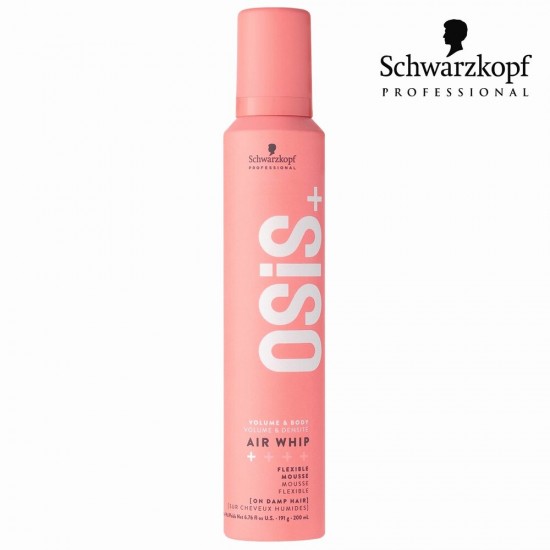 Schwarzkopf Pro OSIS+ AIR WHIP Elastīgas fiksācijas matu putas, 200ml