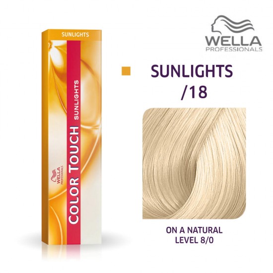 Wella Professionals Color Touch /18 Sunlights tonējoša krēmkrāsa bez amonjaka 60 ml